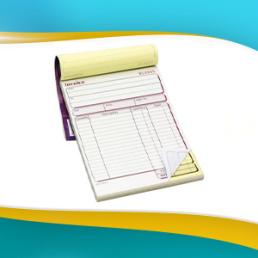 فاکتور دو برگی چهار رنک ( کاربن دار )